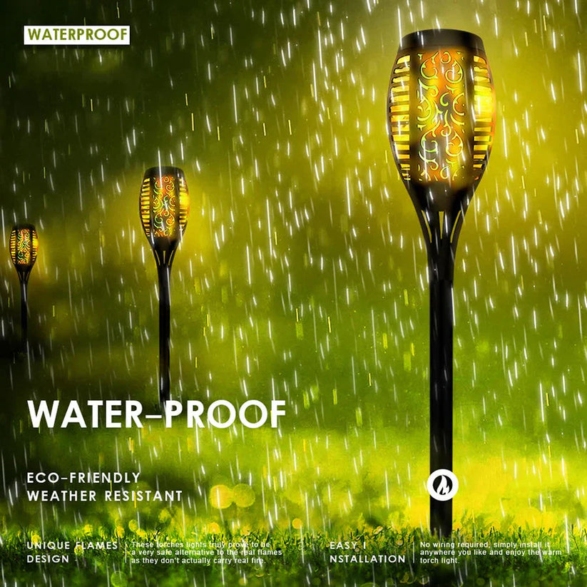 Solar-Powered Torch Lights