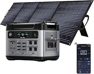 Solar Generator with 200W Solar Panel