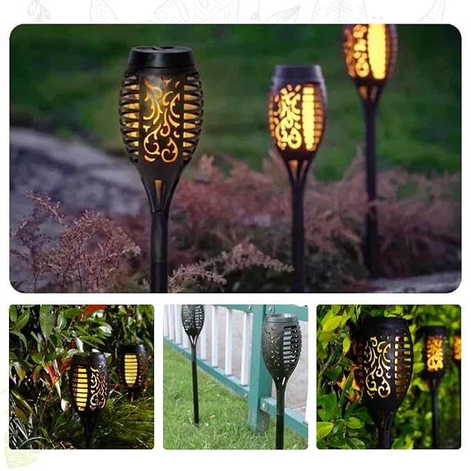 Solar Flame LED Light Pro | Pathway Garden Light