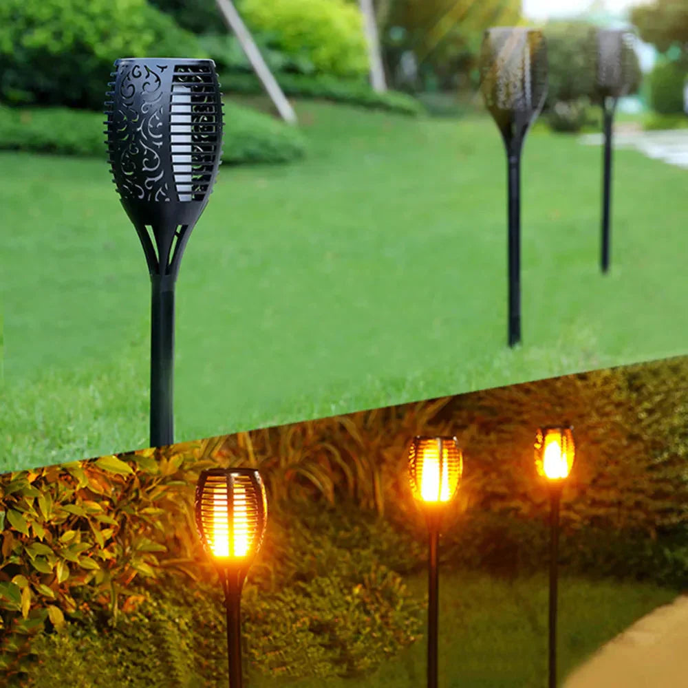 Solar-Powered Torch Lights