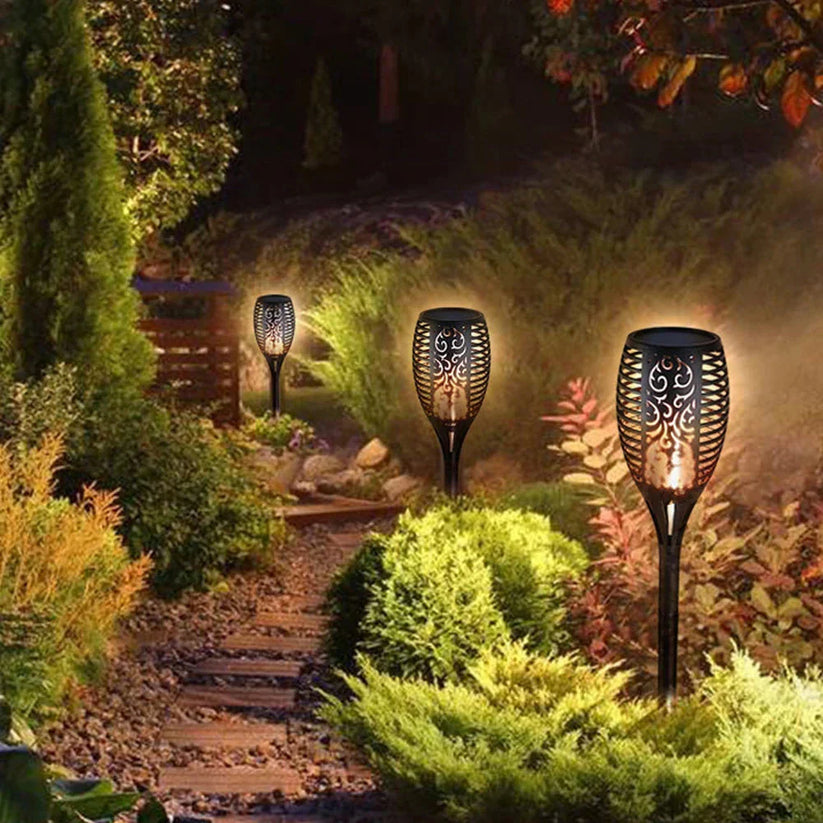 Solar-Powered Torch Lights