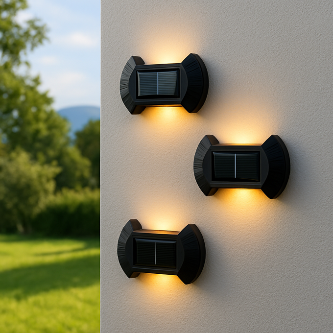 Solar LED Fence Lights | Pack of 4