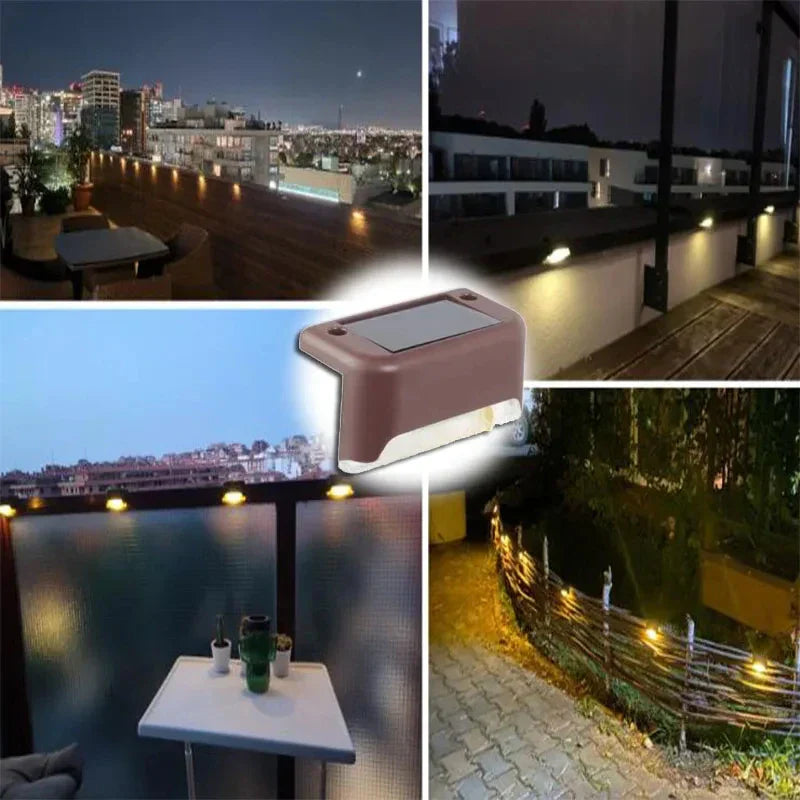 US’s #1 Rated Waterproof Solar Deck, Stair, Wall, Balcony, Garden Light