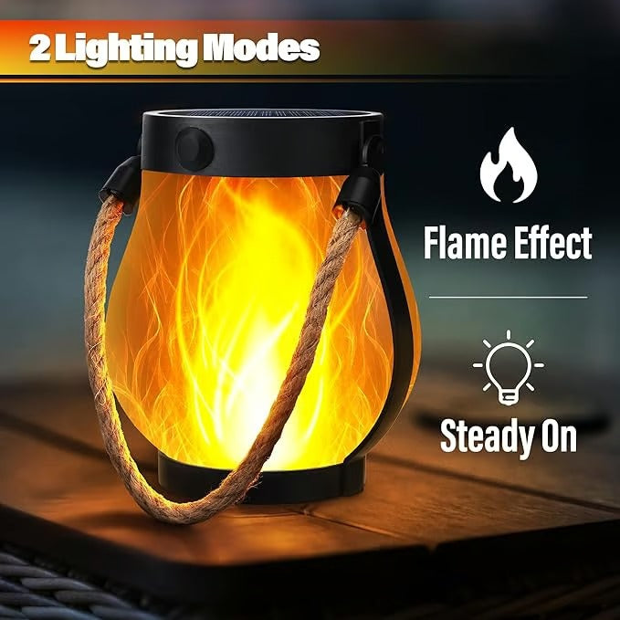 Dancing flame Solar Lantern Outdoor Lights