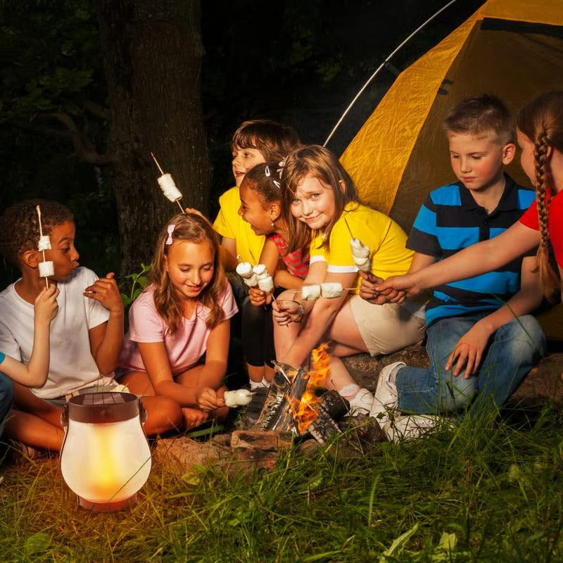 Dancing flame Solar Lantern Outdoor Lights