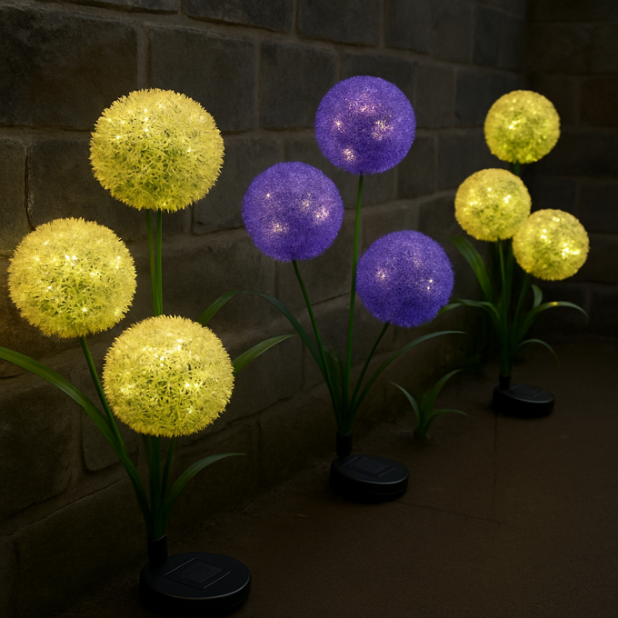 Solar Decorative Dandelion Lights