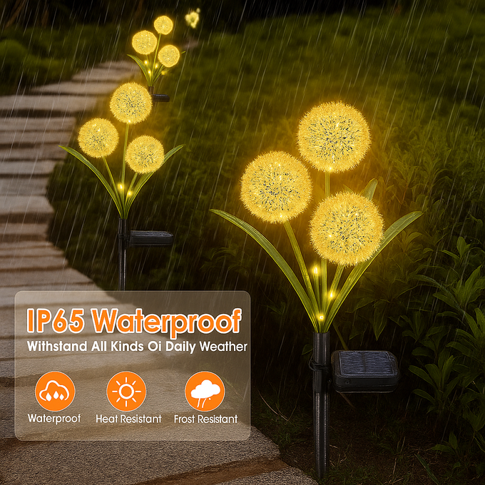 Solar Decorative Dandelion Lights
