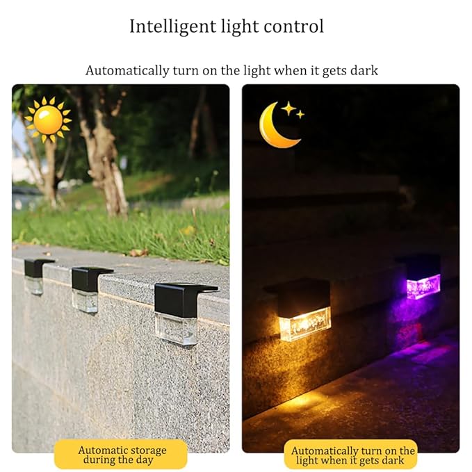Solar Decorative Deck Lamps | Pack of 3