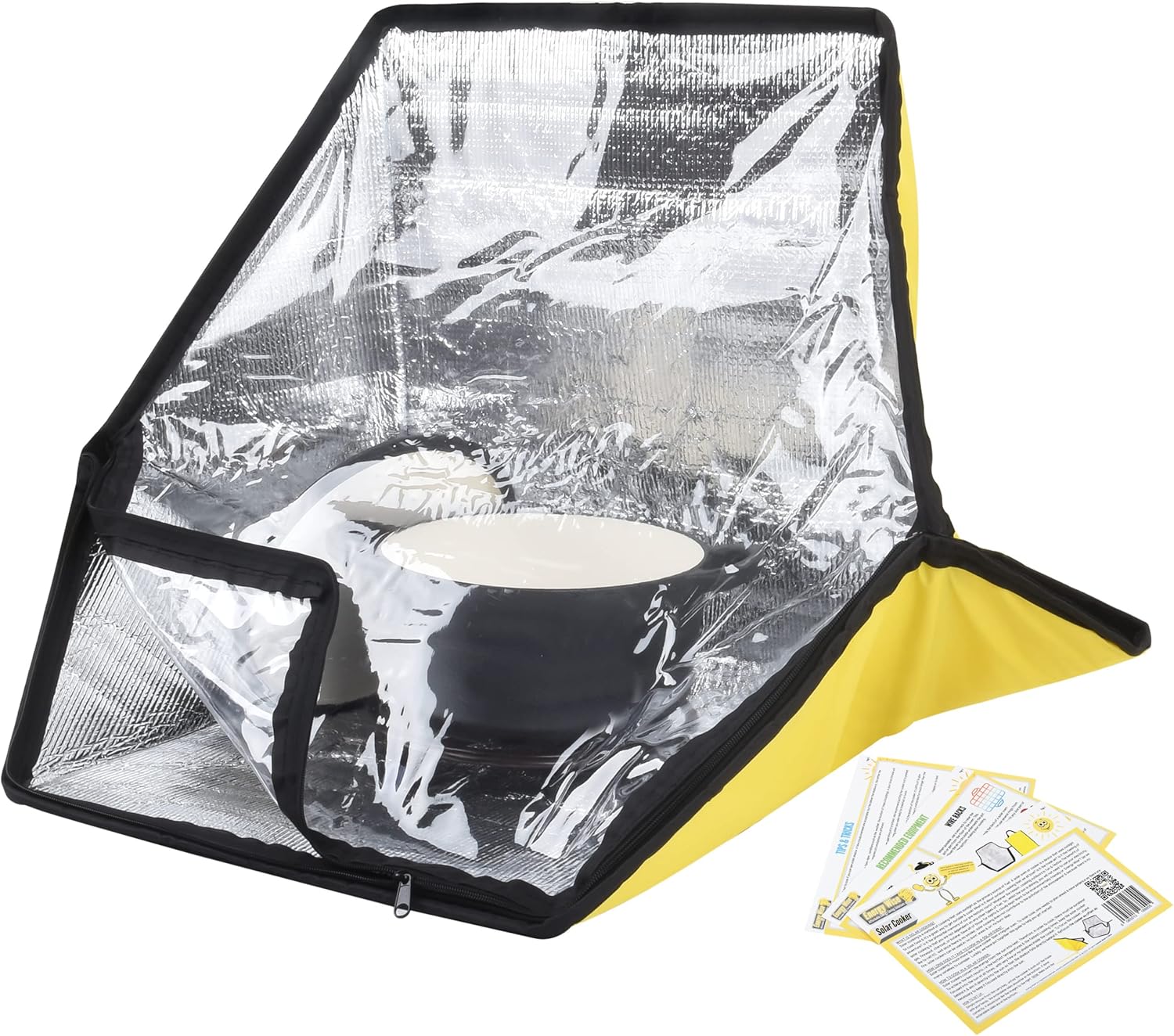Premium Solar Oven, Portable Outdoor Solar Cooker & Camping Oven