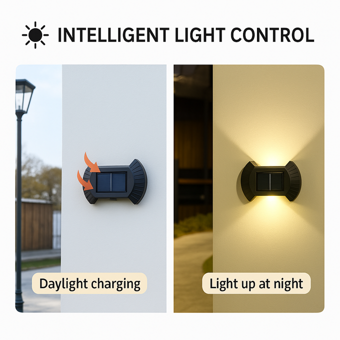 Solar LED Fence Lights | Pack of 4