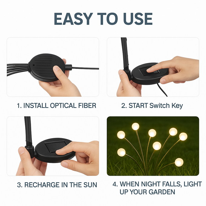 Solar Fire Flies | Pack of 2