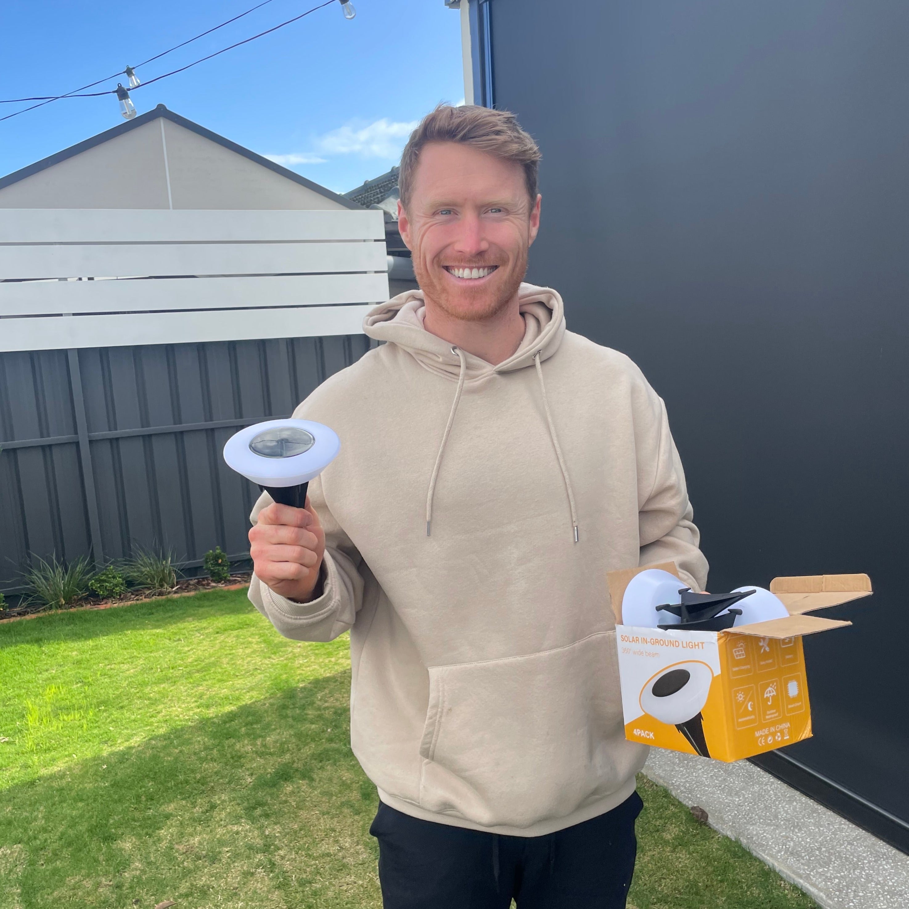 Rust-Proof Solar Ground Light Pack