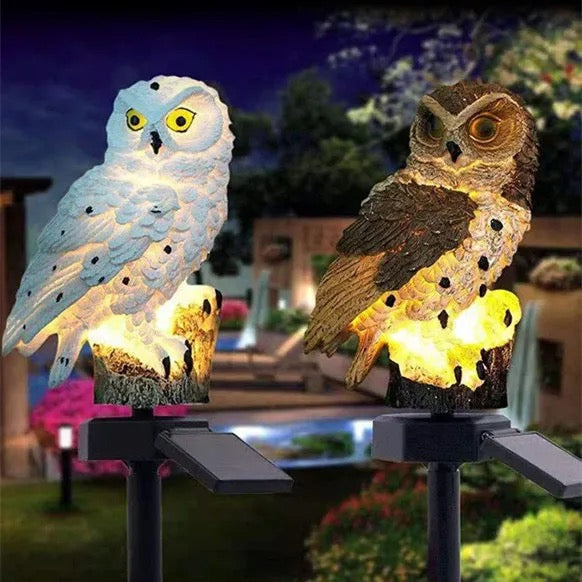 Solar Owl Light