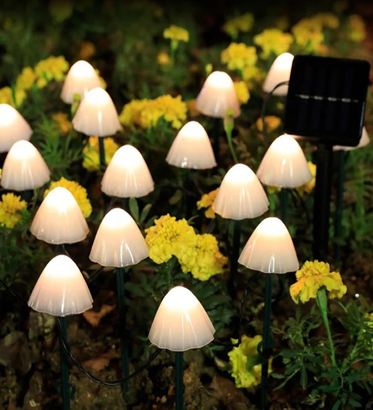 Decorative Mushroom Colorful Solar Lights