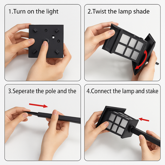 Solar Pathway Lights | Pack of 3
