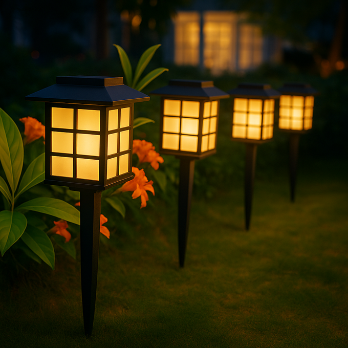Solar Pathway Lights | Pack of 3