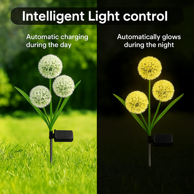 Solar Decorative Dandelion Lights
